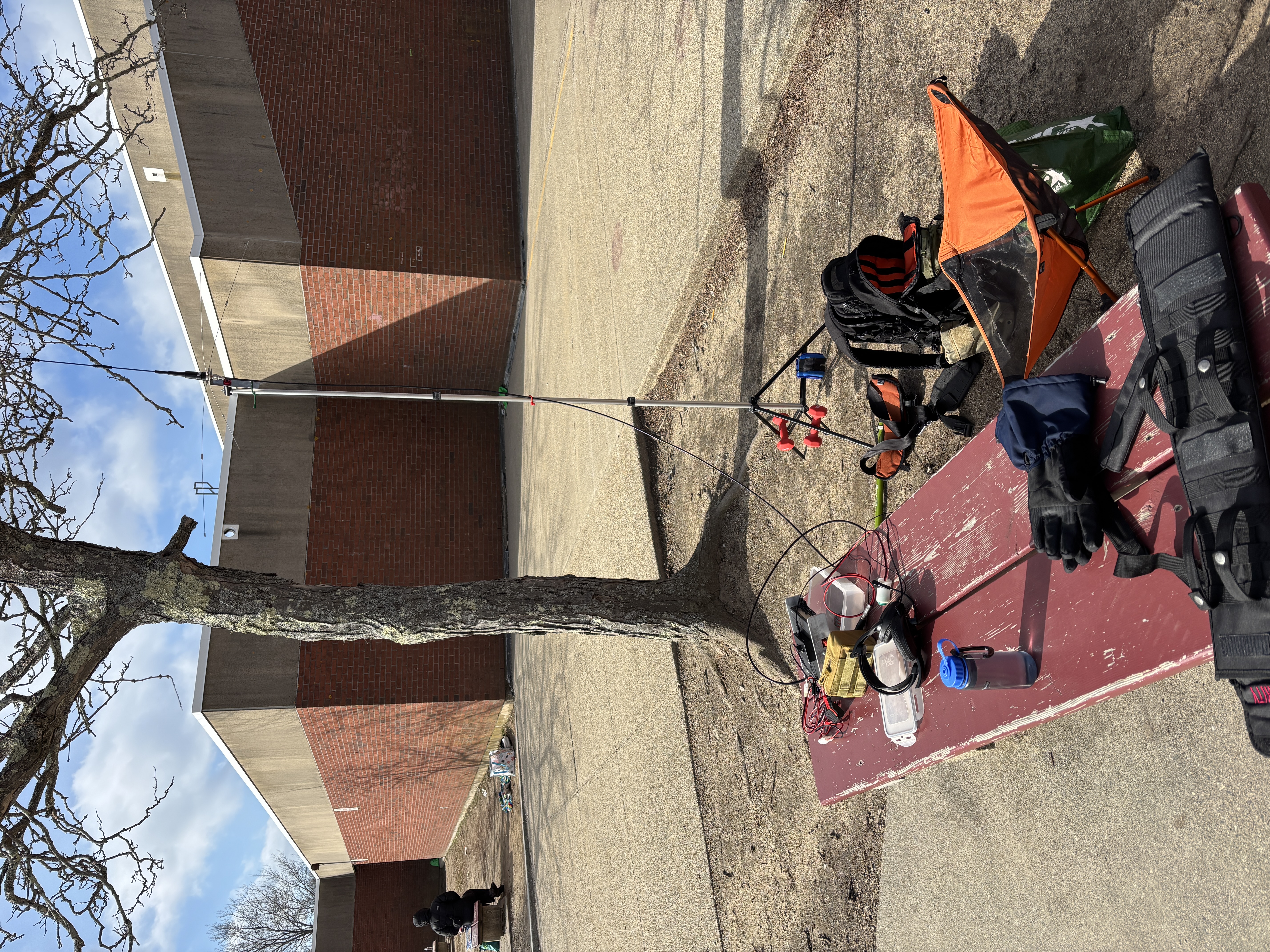 Photo of my net control station